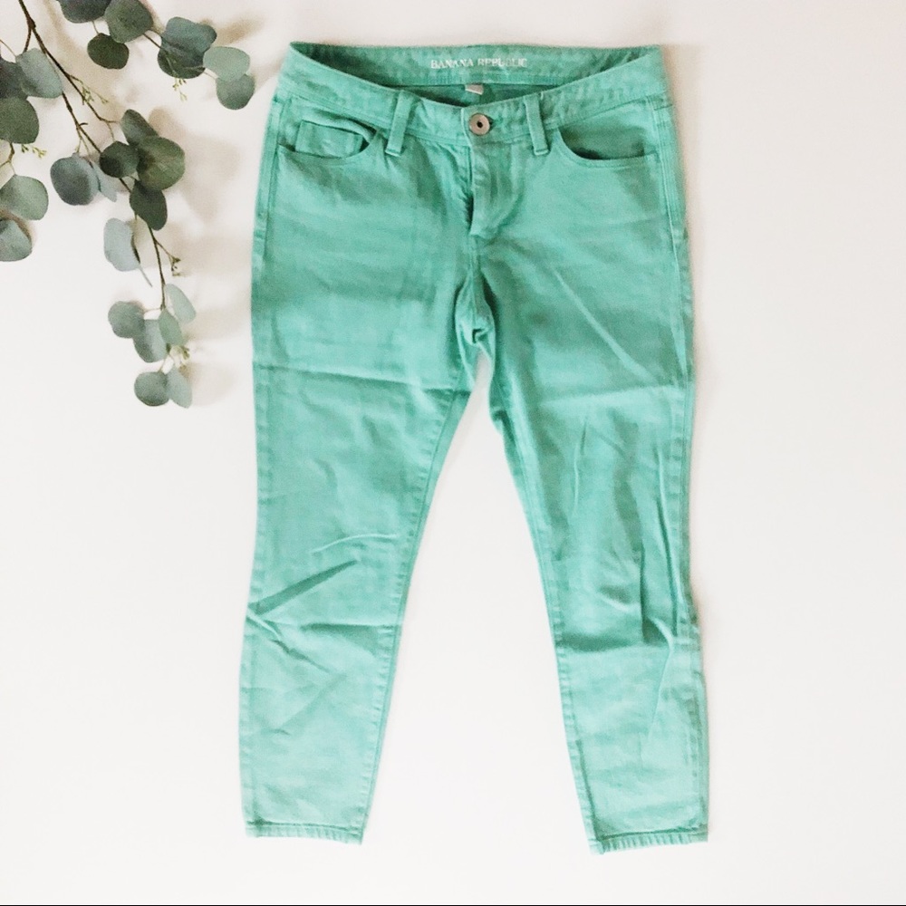 🍍Banana Republic teal capris